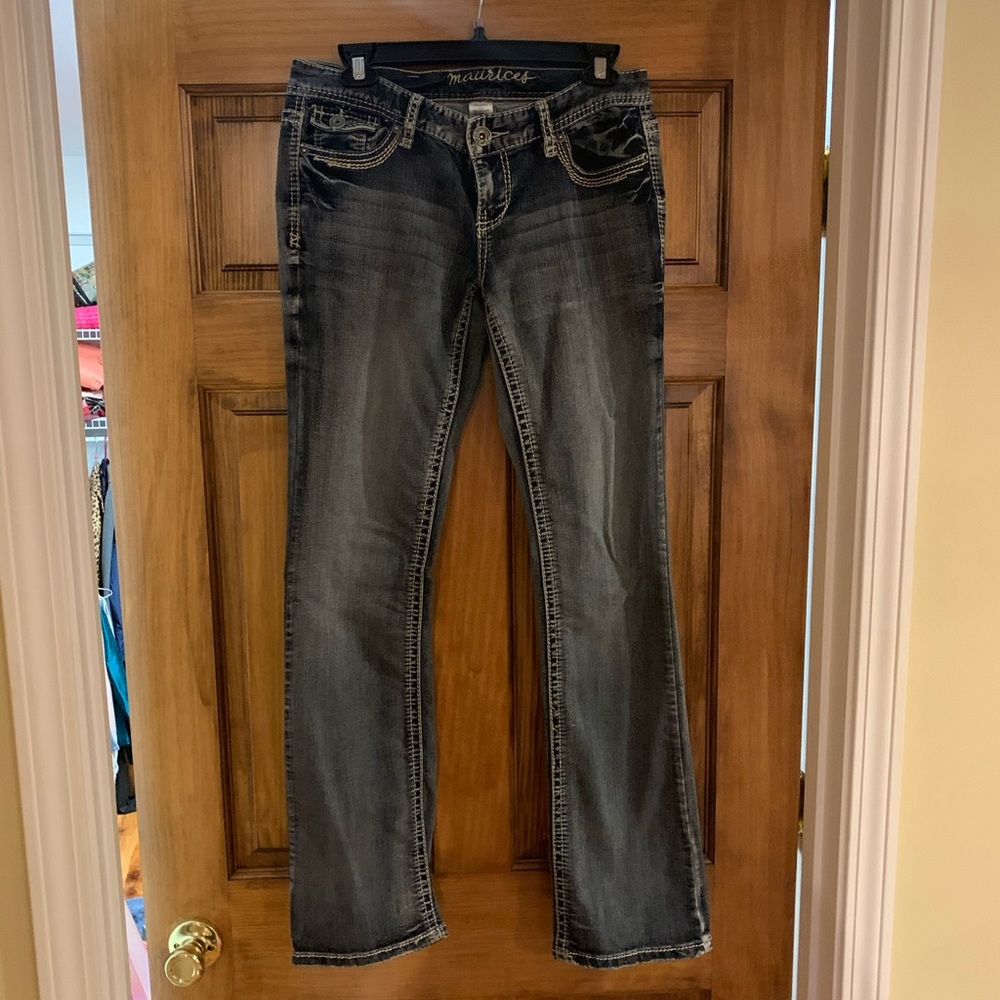 Maurices dark wash boot cut